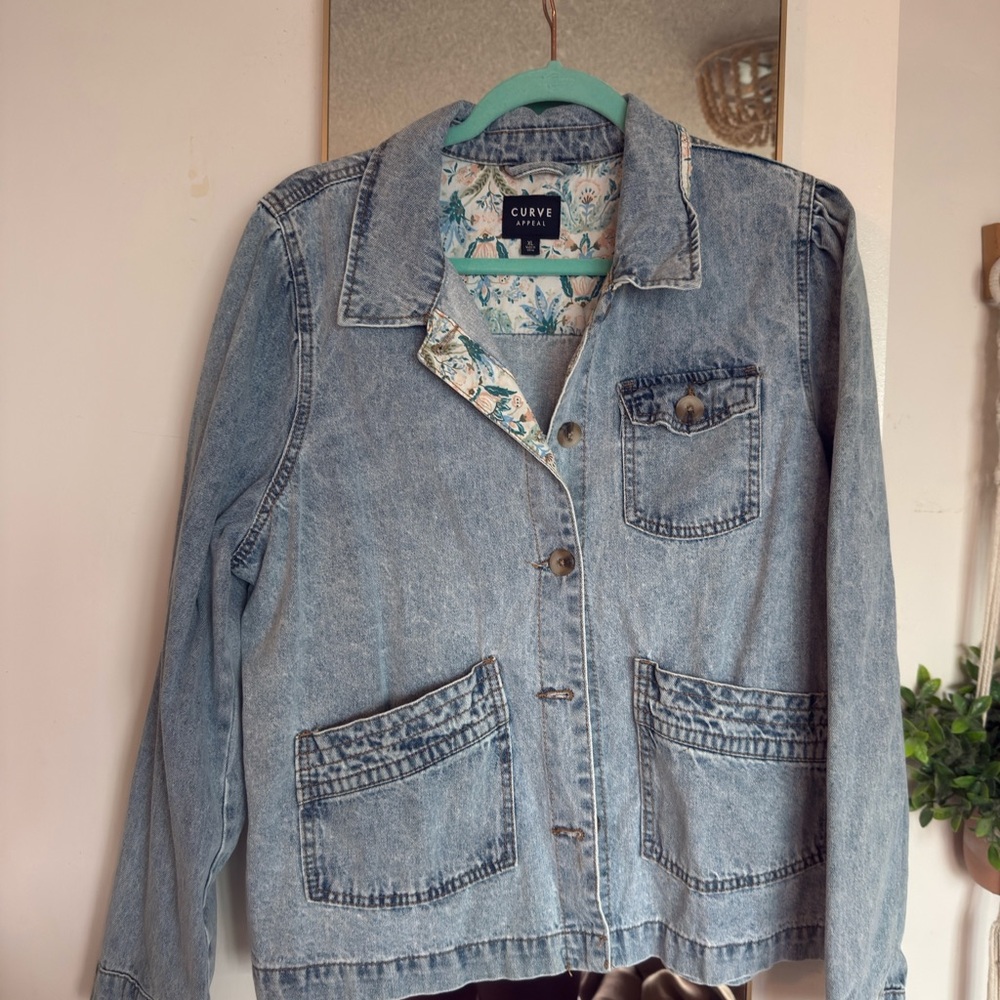 Light Blue Denim Shacket/Jacket